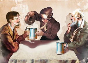 Mama fafa primera cerveza